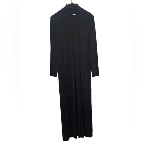 Joseph Ribkoff Black Body Con Mock Neck Dress‎ Size12 - Picture 1 of 8